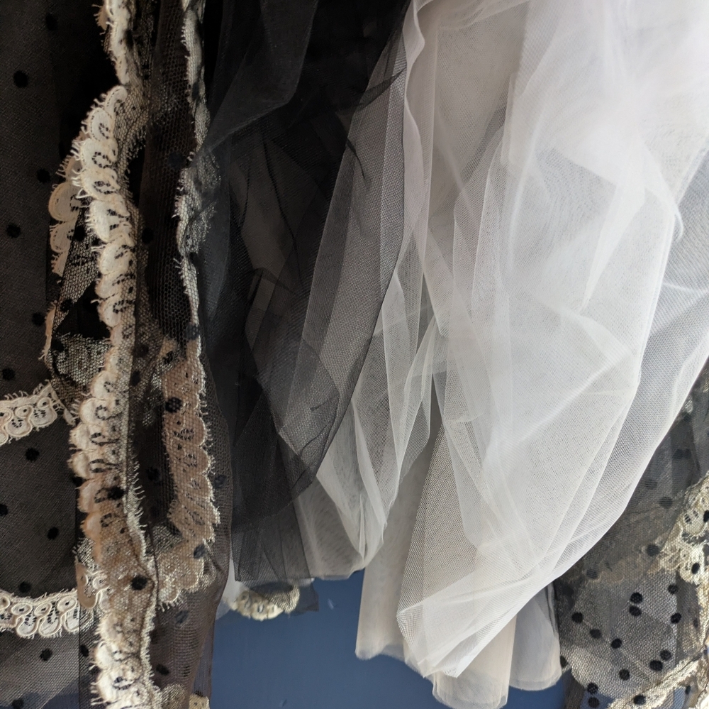 Chris Kole 90s vintage goth cupcake lace and netting dress - Picture 7 of 13